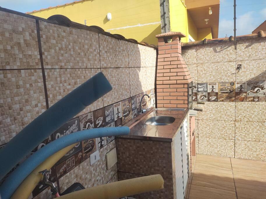 Casa Cond Fechado Com Piscina Diaria Gratis Itanhaém Exterior foto